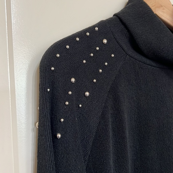 Zara embellished knit turtleneck sweater - Picture 3 of 5